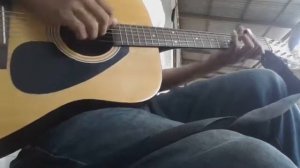 Test suara guitar f310 yamaha original " Fingerstyle " River flows in you " yiruma