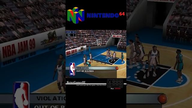 NBA Jam 99 #nintendo64 #retrogames #VideoMuseum #shorts #follow #followme