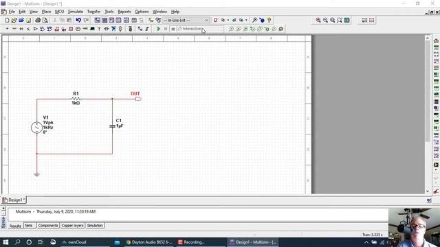Multisim Basics   Using the Bode Plotter and AC Sweep Analysis