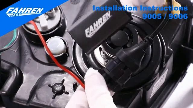 Fahren 9005/9006/HB3/H10/HB4 LED Bulb Installation Guide смотреть онлайн