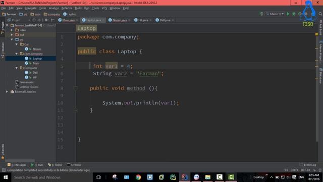 Java Object Oriented Programming 47 - Access Modifiers - Public in Java