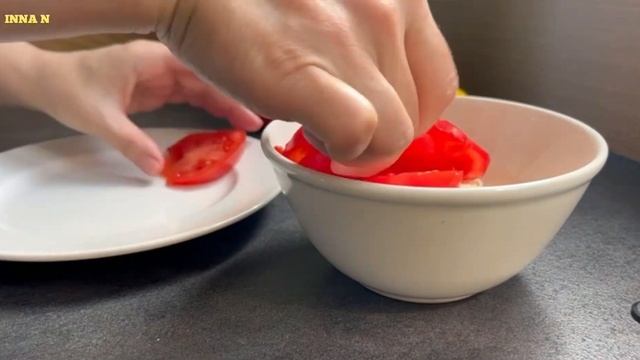 Легкая и быстрая, очень вкусная и полезная закуска за пару минут Итальянский салат Капрезе #помидор