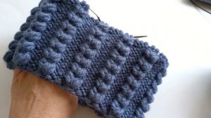 ✔Французский стиль - узор идёт всем! Свяжите тёплую шапочку лучшим объёмным узором из толстой пряжи