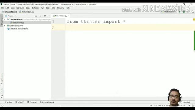 #1 Tkinter Tutorial | How to create basic window in Tkinter Python| GUI App Development using Pytho