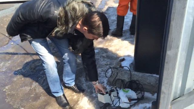 В поселке Горького(Хабаровск) заминировали базу...Видео-№2))))