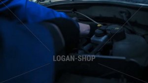 Renault Logan - замена троса газа