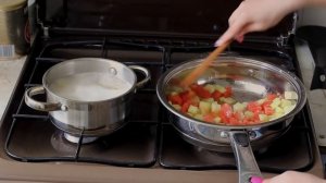 ? Паста орзо (Ризони) с овощами и нутом. ?