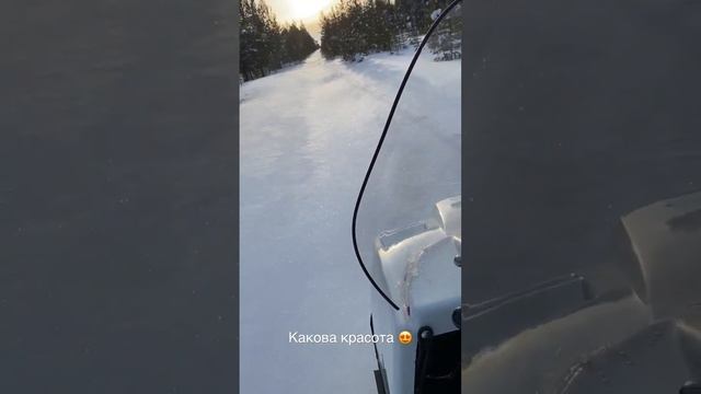 По заснеженному путику на #буран ?? смотреть онлайн