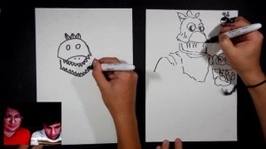 СТРАШНЫЕ РИСУНКИ Аниматроники ФНАФ / как нарисовать 5 ночей с фредди