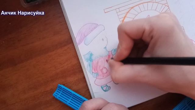 Нарисовать Новогоднюю Елочку / Нарисовать Новогодние подарки / Нарисовать Новогодний Камин / Часть смотреть онлайн