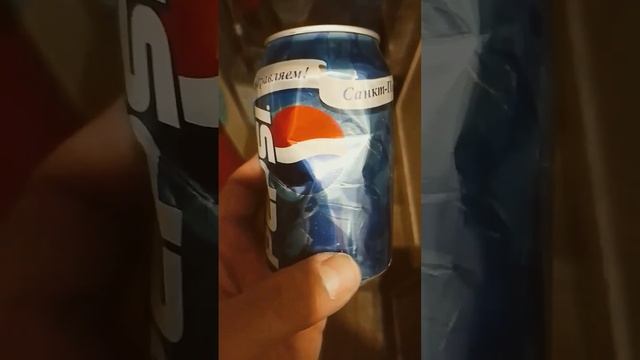 PEPSI баночка из прошлого,юбилейная баночка спец выпуск 300 лет Санкт-Петербургу.20 лет баночке.