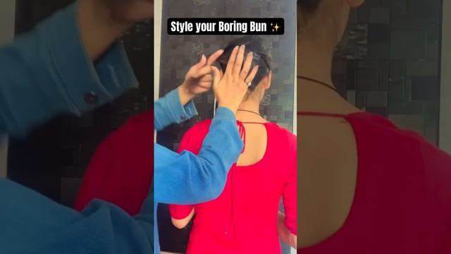 Style your Bun in 5min #hairstyle #youtubeshorts #trending #short