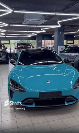 Xiaomi SU7 🚘 Оклейка лобового стекла бронепленкой Never Scrath 💪  #детейлинг #xiaomi #xiaomisu7