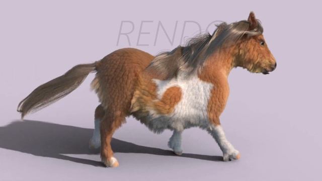 Equine CGI/3D animation Cycles - Shire, Shetland and Arabian смотреть онлайн
