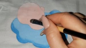 Рисуем малыша акриловыми красками #handmade #art #какнарисовать