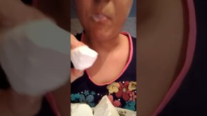 Ем разный Мел. Съела весь кусок😀, было вкусно. Eat different chalk. Ate the whole piece 😀!