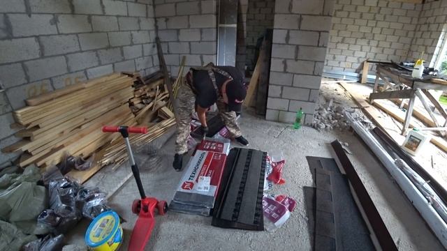 Вторая сторона кровли! Монтаж мягкой черепицы ТЕХНОНИКОЛЬ РАНЧО, нюансы! смотреть онлайн