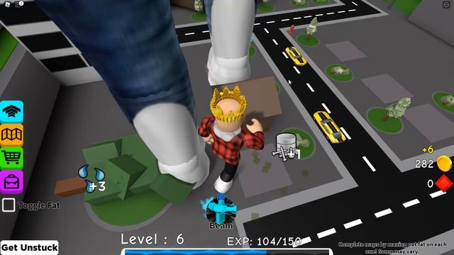 Я СТАЛ ОГРОМНЫМ ГИГАНТОМ И СЪЕЛ ПОЛГОРОДА! ROBLOX