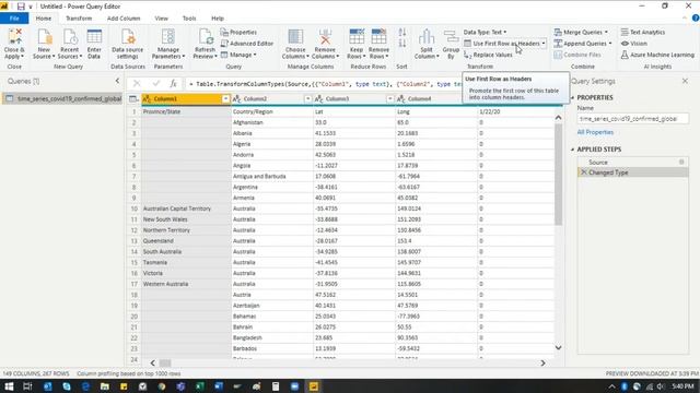Data Transformation in Power BI | Horizontal Data in Power BI смотреть онлайн
