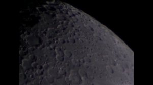 Moon Craters through my Telescope