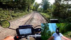 (E2) Lifan  KPX 250 revisions: brake hose and extra seal. Ride with Tim, a subscriber on back roads