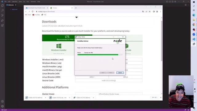 VS Code, Node.js Install 궁금하면 눌러보셈!