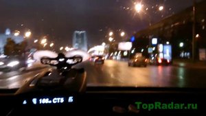 Cobra GPS 4200 CT пример работы в городе