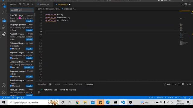 How to solve 'unknown at rule @tailwindcss(unknownatrules)'