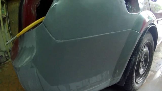 Ремонт битого крыла.Ремонт бемпера.КУЗОВНОЙ РЕМОНТ,ПОКРАСКА авто смотреть онлайн