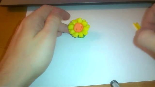 Как слепить поделку цветок из пластилина. смотреть онлайн