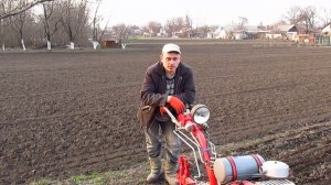 Мотоблок Мотор Сич. Весеннее боронование подробно...