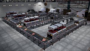 Мясоперерабатывающий завод, 3D анимация и визуализация, VFX 4K