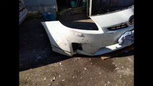 ремонт переднего бампера приус 30 1