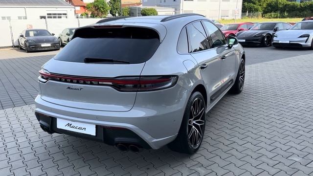 Porsche Macan T, kreide, Panorama Dachsystem, PASM, Sportabgasanlage, LED, BOSE, Apple, PDLS Plus смотреть онлайн