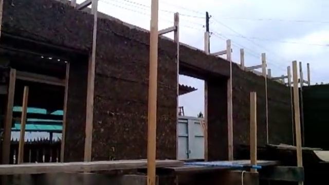 Дом из опилкобетона Обвязка под балки перекрытия смотреть онлайн