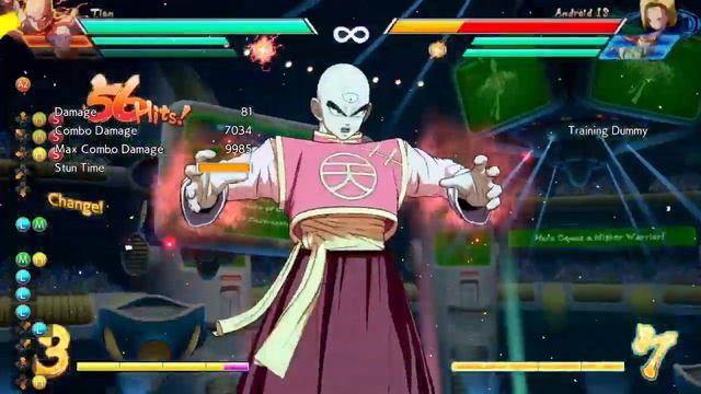 [DBFZ] TOD #10 (SSJ Goku, Tien, Beerus)