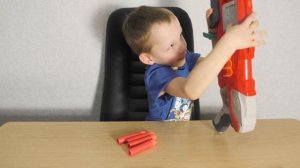 Nerf Mega Распаковка и обзор Бластера Нерф Мега Дабл Брич