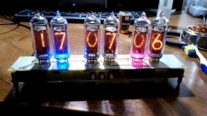 Часы на лампах ИН-14 (SunnyClock)