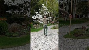 вращение 2 шестами