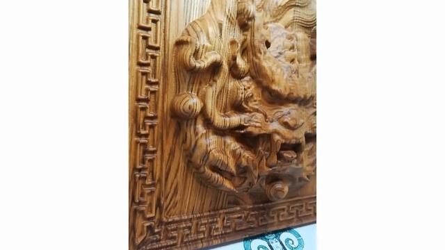 Панно "Дракон" из ясеня смотреть онлайн