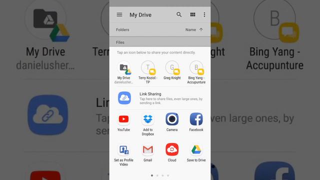 Upload Google Drive Video to Youtube on Android Phone