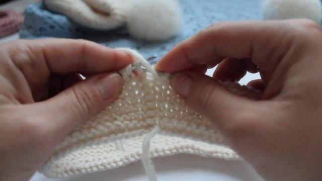 Как вязать платочной вязкой по кругу без шва