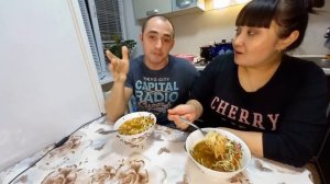 МУКБАНГ РОССИЯ! КУШАЕМ КУКСИ С МОЕЙ ЛЮБИМОЙ!МУЖСКАЯ ПОРЦИЯ!