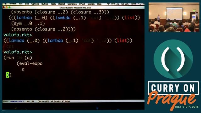 Dan Friedman & Jason Hemann - How To Be A Good Host: MiniKanren As A Case Study  - Curry On