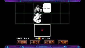 Undertale Pacifist Route Part 11 Waterfall Crystal to Waterfall Bridge Blind Run Let's Play