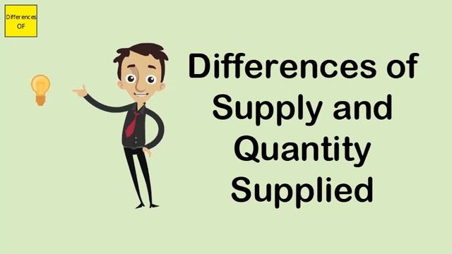 Differences of Supply and Quantity Supplied смотреть онлайн