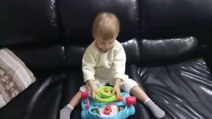 Развивающие игрушки для детей. Автотренажер, детский руль с музыкой!