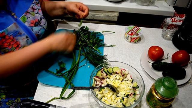 Салат из Редиса Домашний рецепт смотреть онлайн