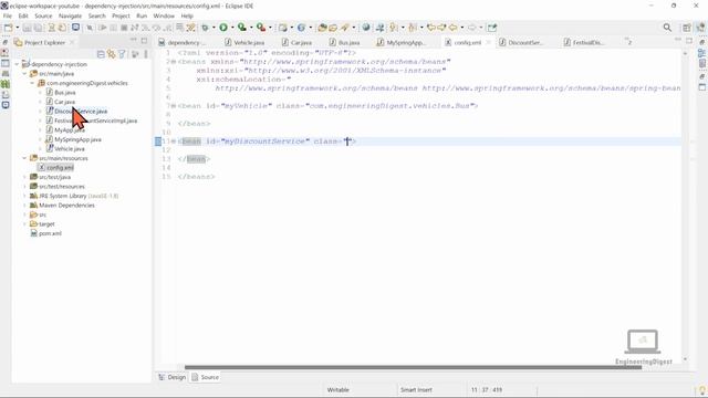 What is dependency injection in spring in simple words смотреть онлайн