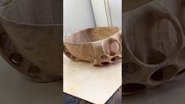 Карагач, работа УШМ с насадкой собственной конструкции . смотреть онлайн